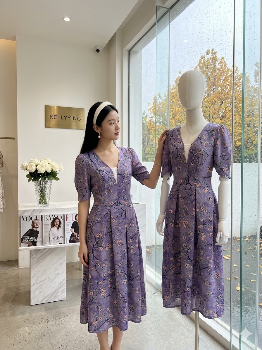 V729. MAXI DRESS