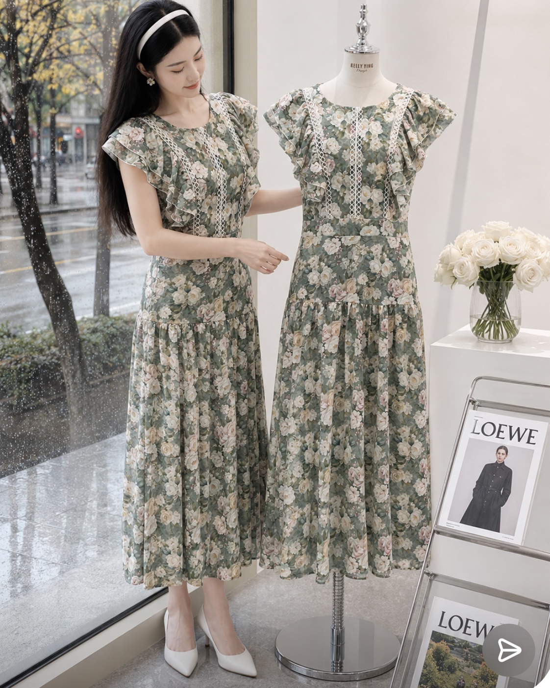 V757. MAXI DRESS