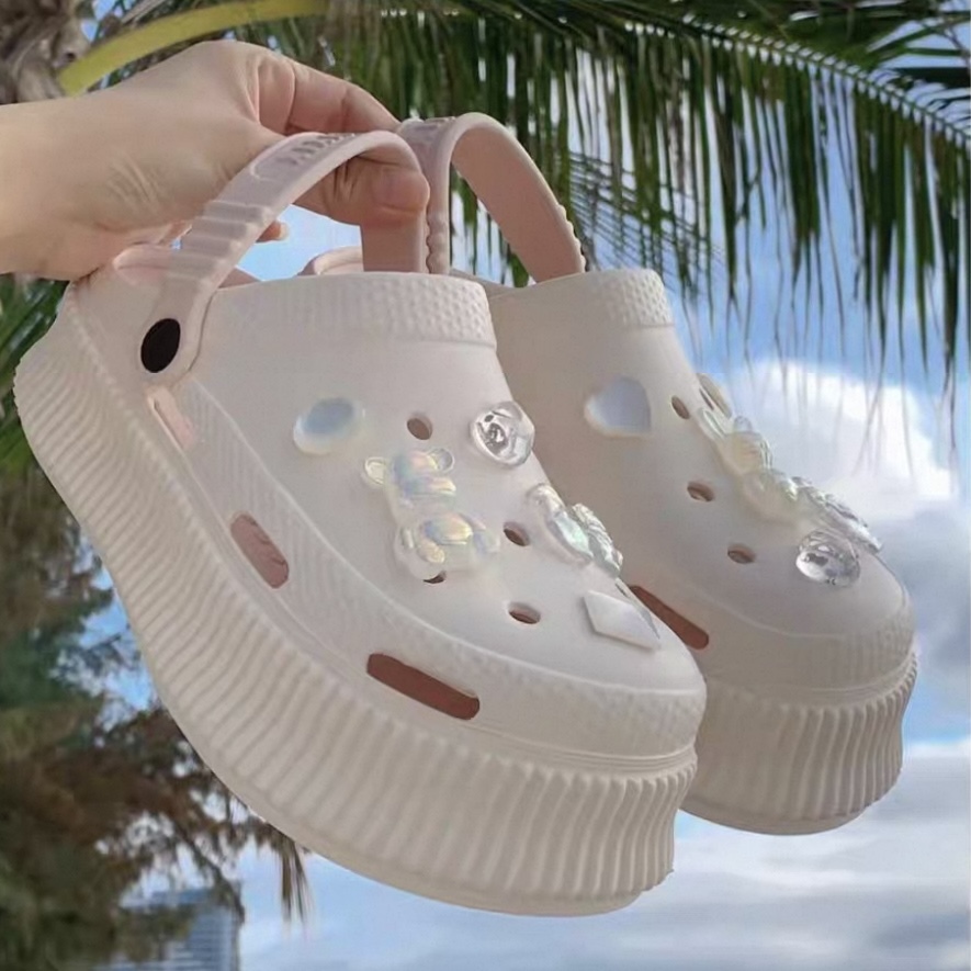 A457. CROCS BUNNY LIGHT PINK