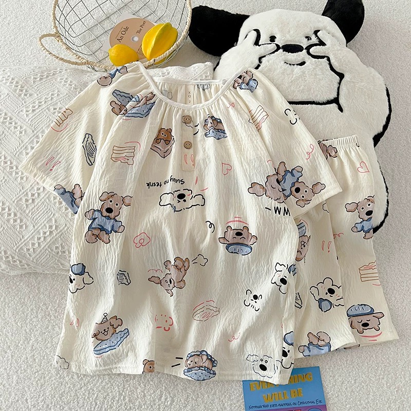 S282. SLEEPWEAR DOG CREAM
