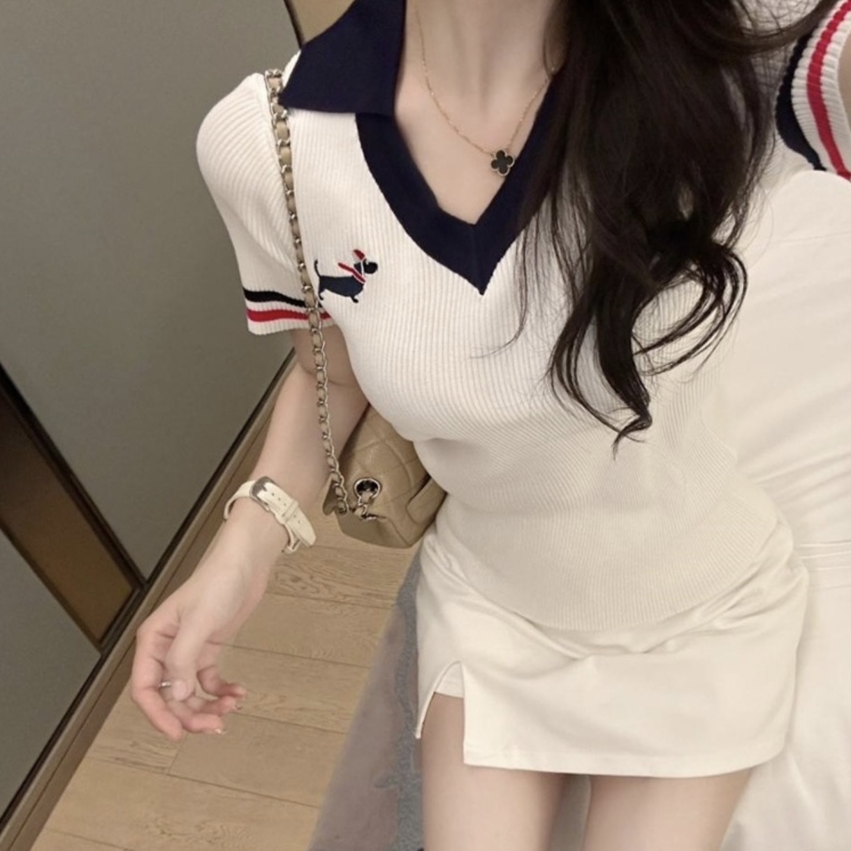 C999. MONGTOGHI TOP WHITE
