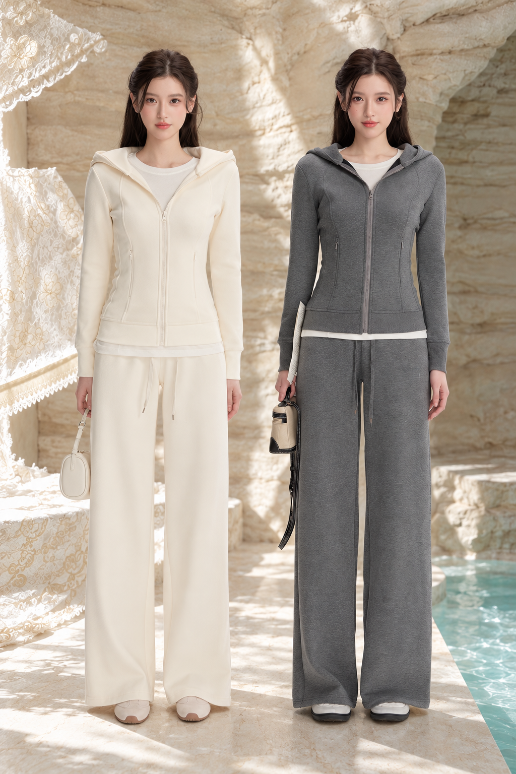 KNITTED LONG SET
