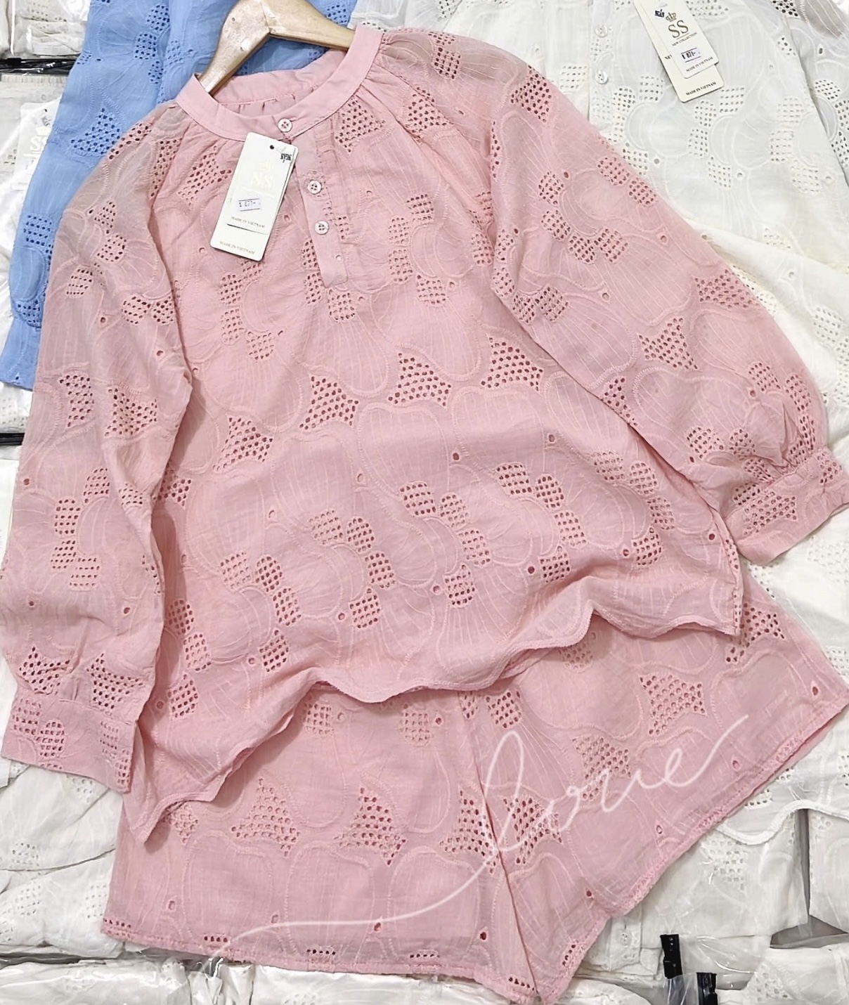V1208. SET PINK NGAN