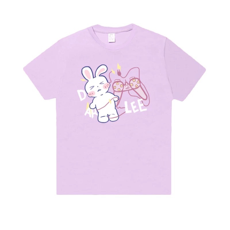 1622. RABBIT LIGHT PURPLE TEE