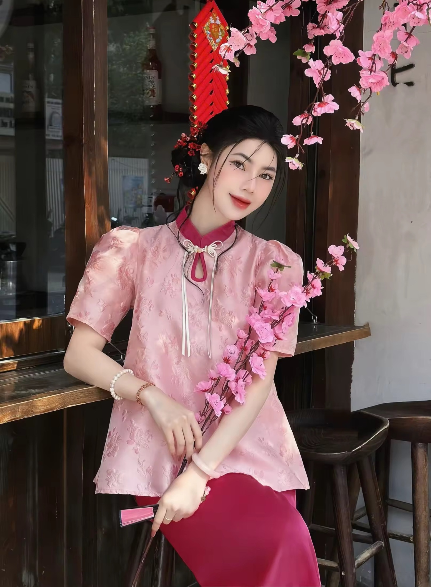 A382. SET AO BABA GAM HONG