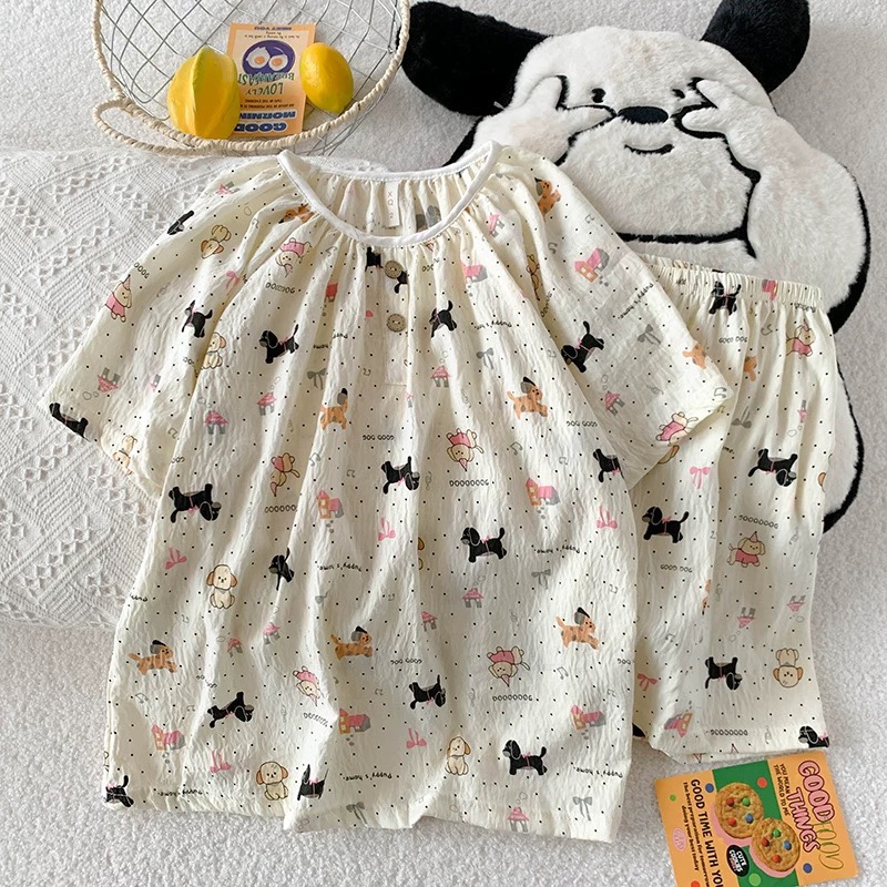 S281. SLEEPWEAR DOG CREAM