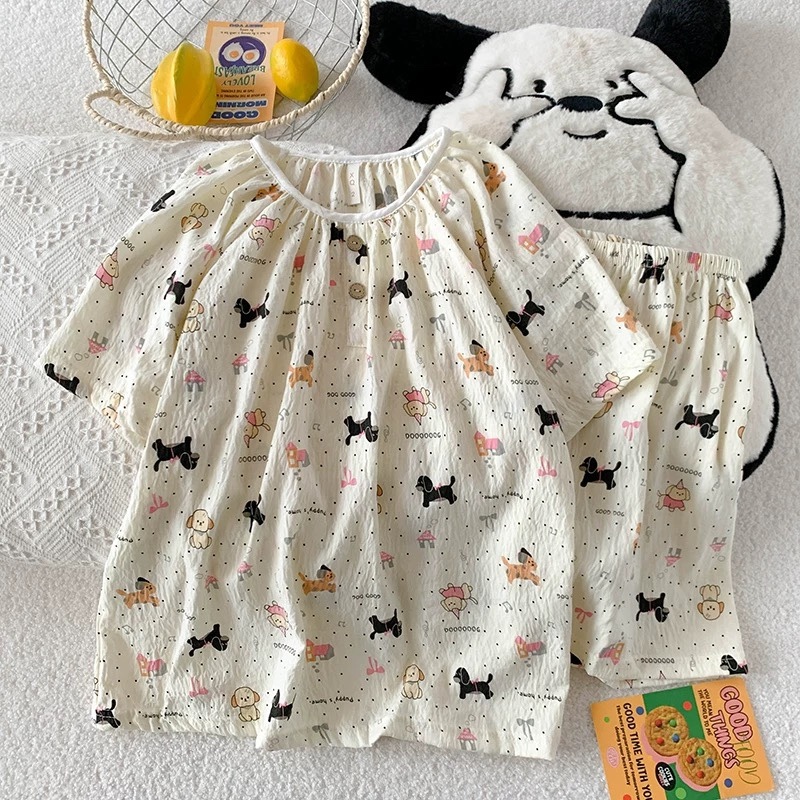 S281. SLEEPWEAR DOG CREAM