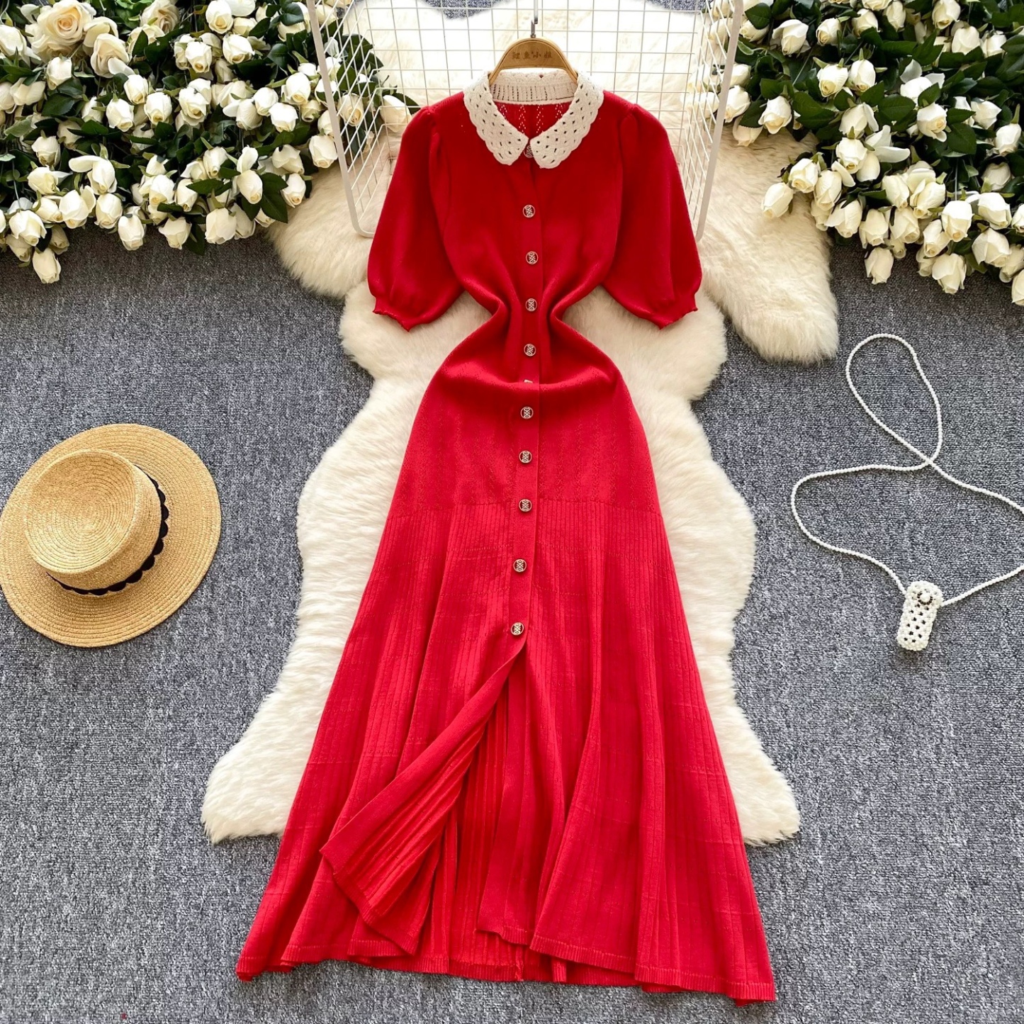 8160. RED DRESS