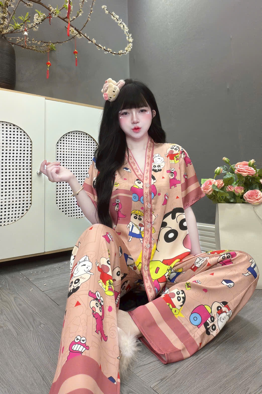 V1107. SLEEPWEAR SHIN ORANGE