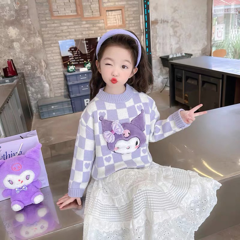 K507. BABY SWEATER PURPLE