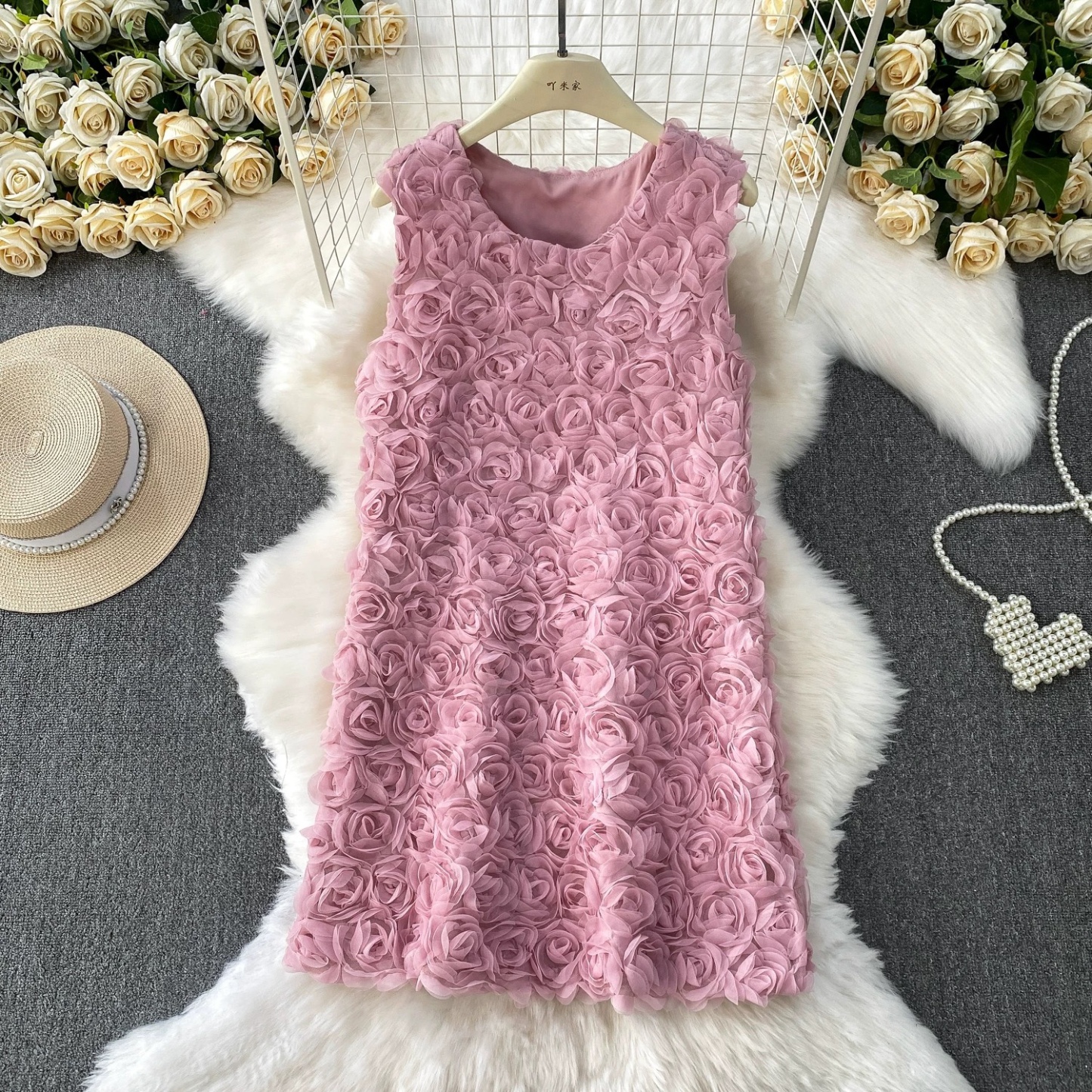 8314. DRESS EXCLUSIVE PINK