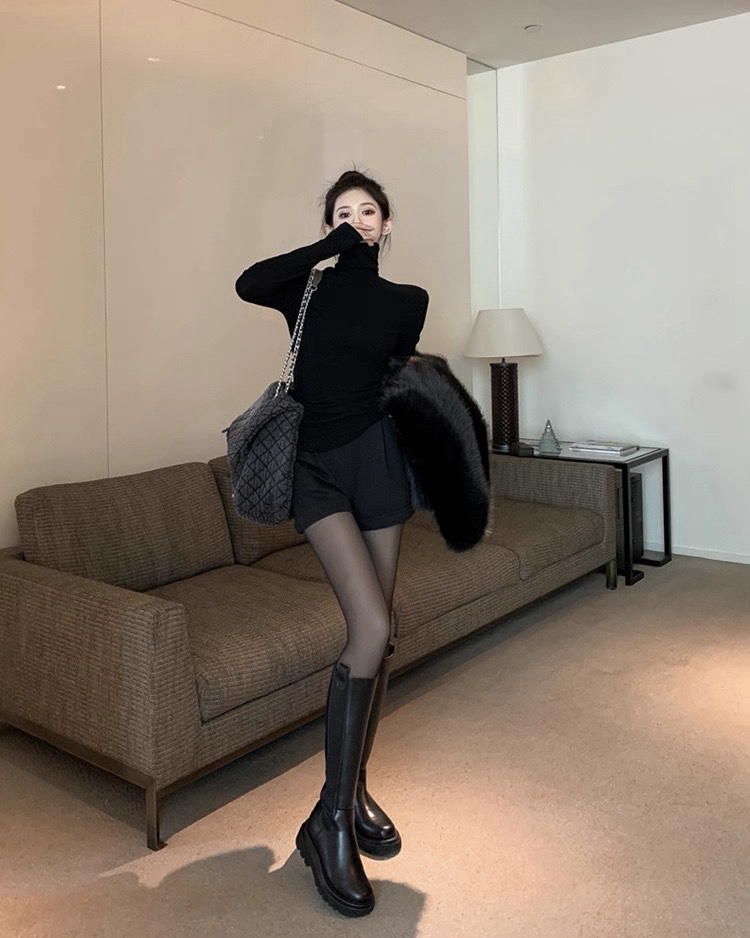 5412. BLACK LONG BOTTOM