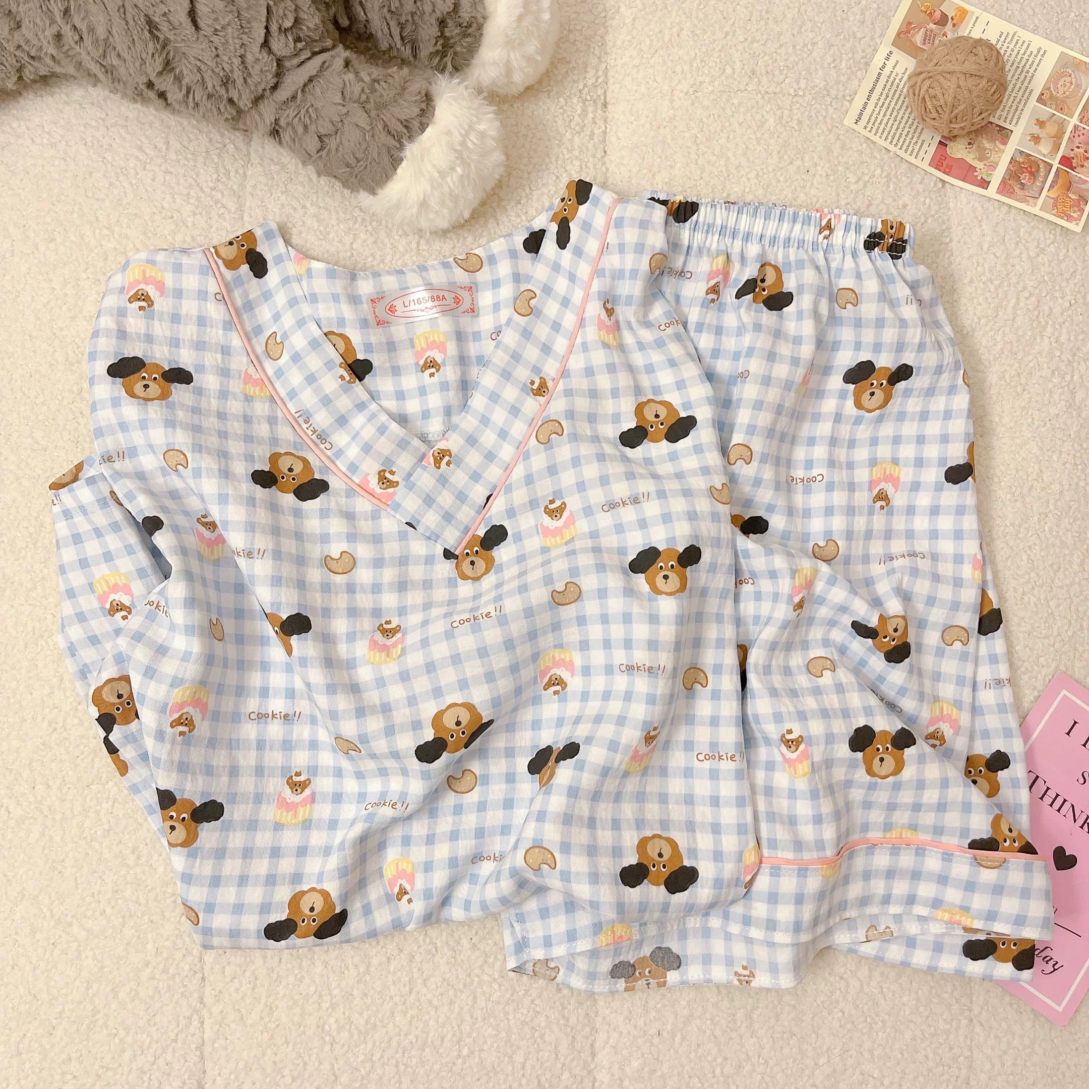 S295. SLEEPWEAR DOG BLUE