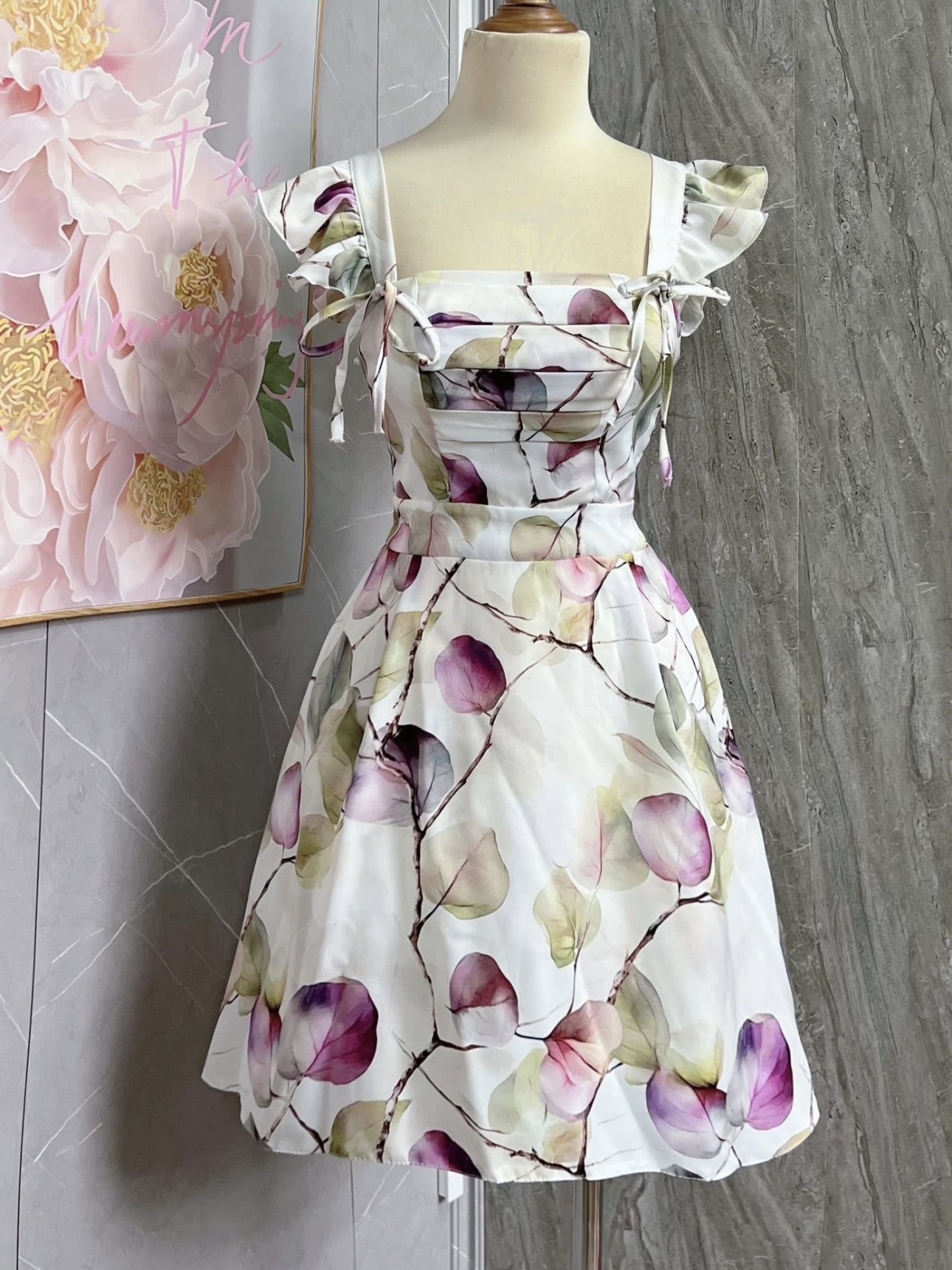 V903. MAXI DRESS 2PCS CANH TIEN•