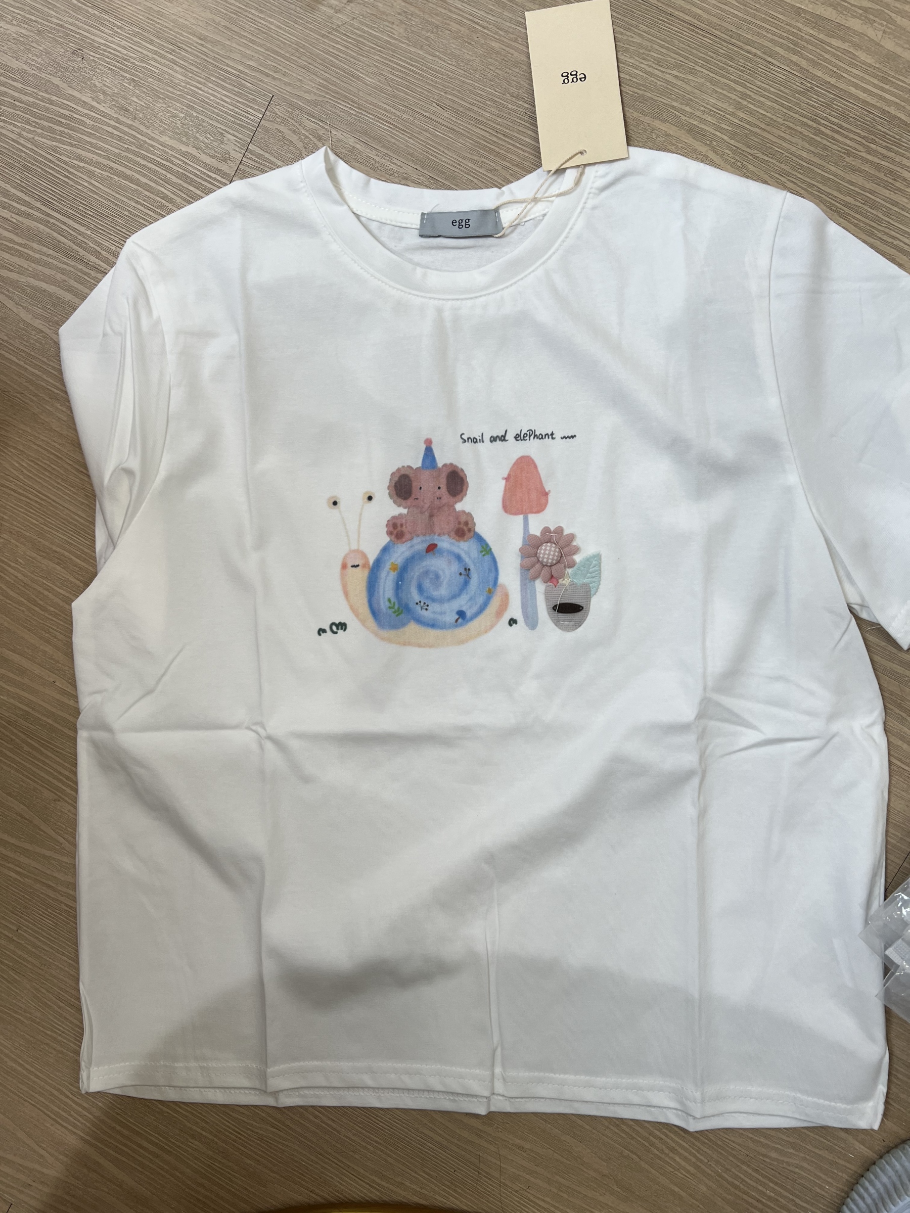 L100. TEE WHITE OC SEN