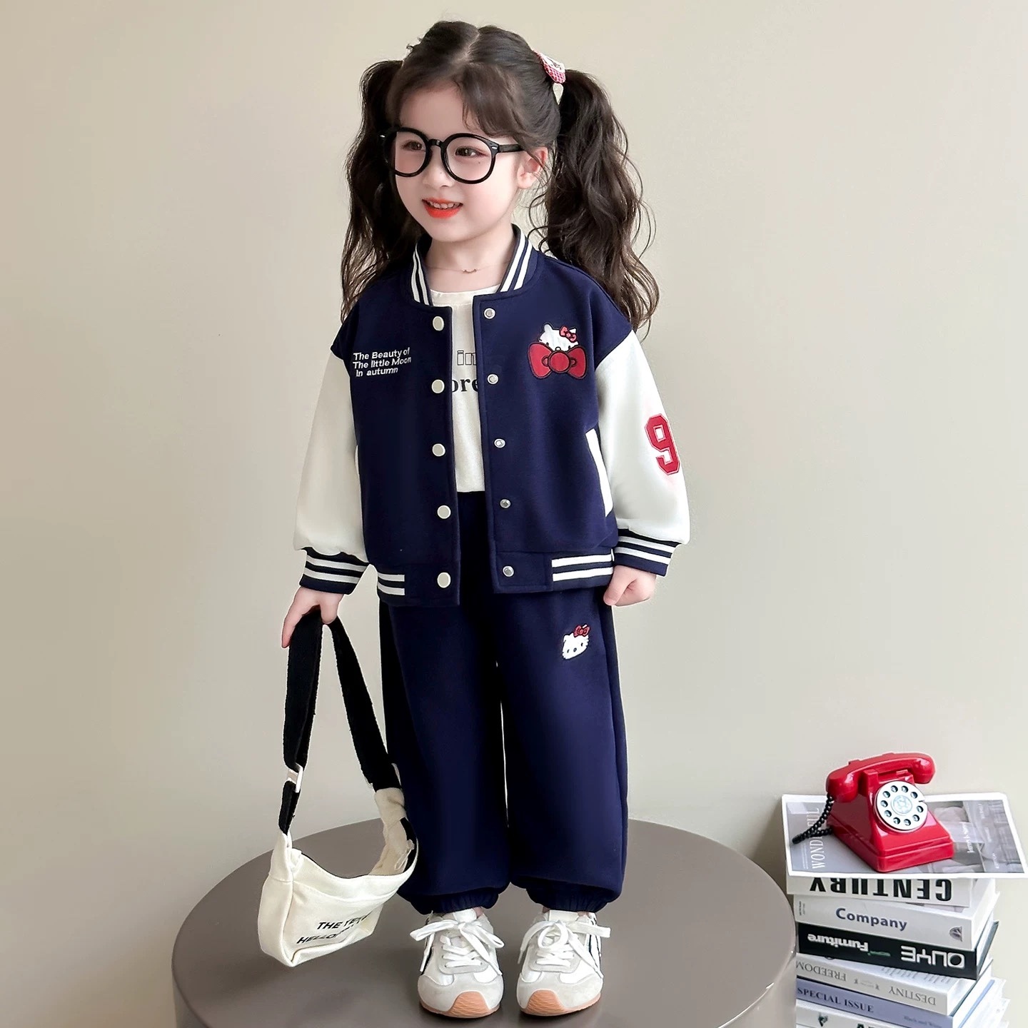 K45. BLUE HELLO KITTY BABY SET