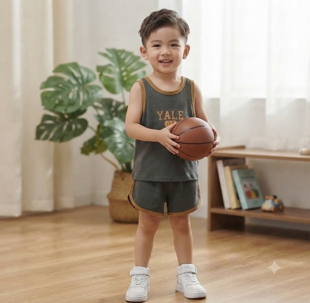 K135. KID BOY GRAY SET