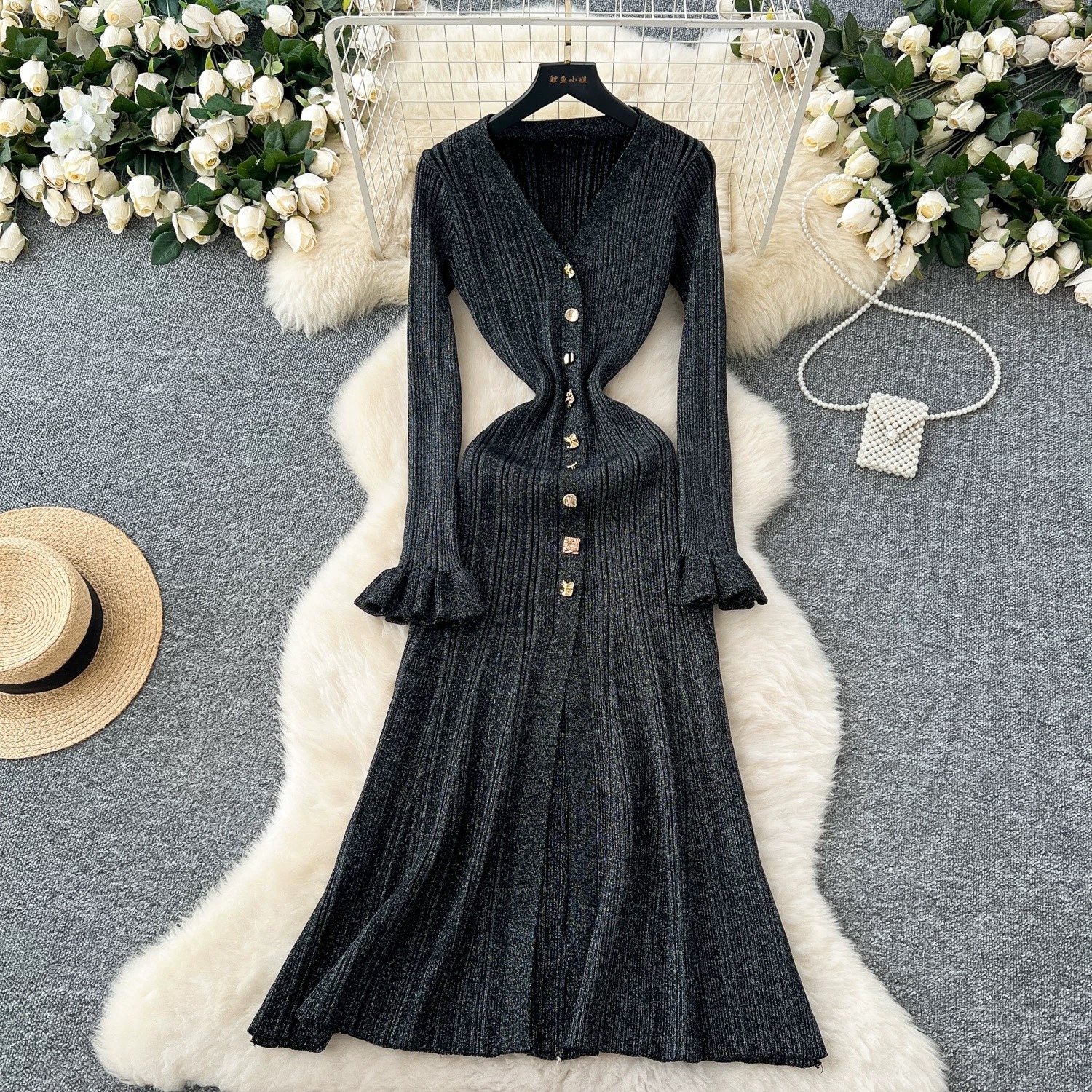 8123. BLACK DRESS