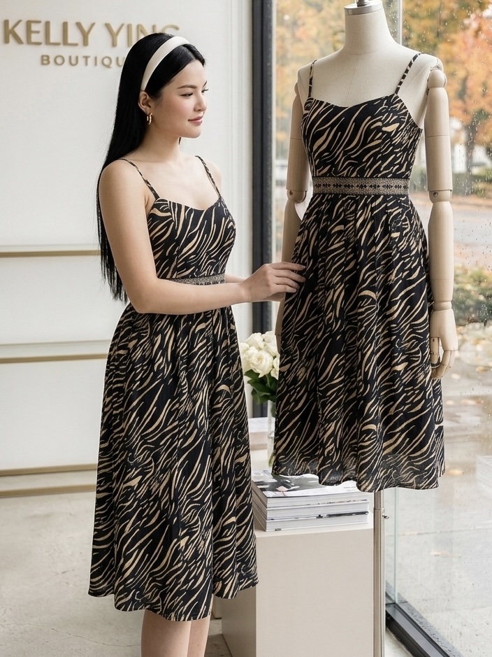 V826. MAXI DRESS