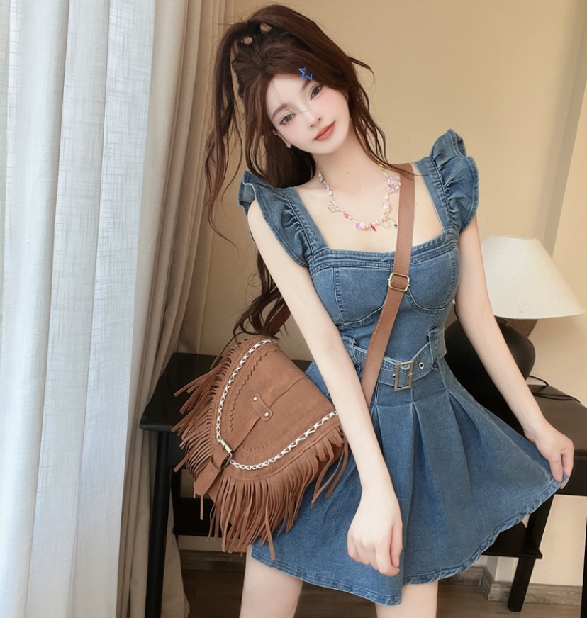 6755.  DENIM DRESS