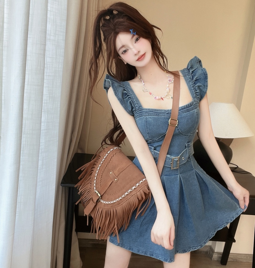 6755.  DENIM DRESS