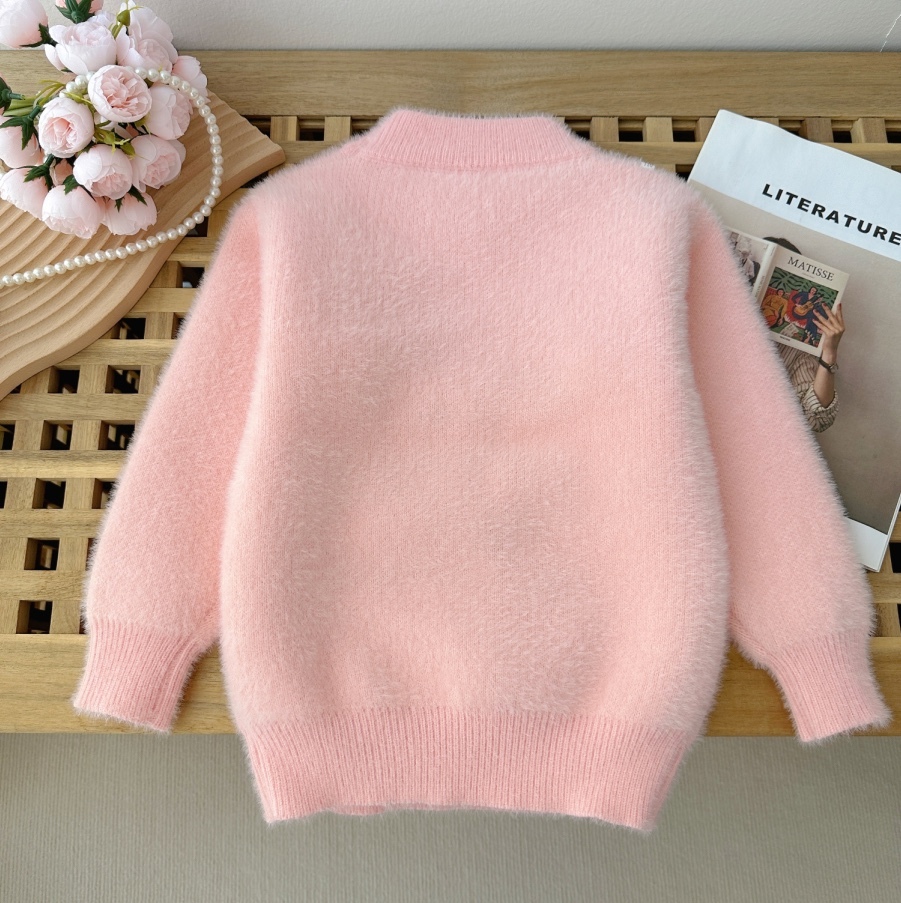 K512. BABY SWEATER MOTHER DAY PINK