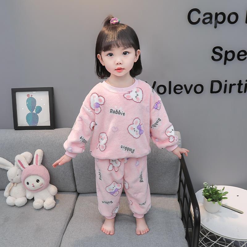 P40. KID SLEEPSWEAR RABBIT PINK