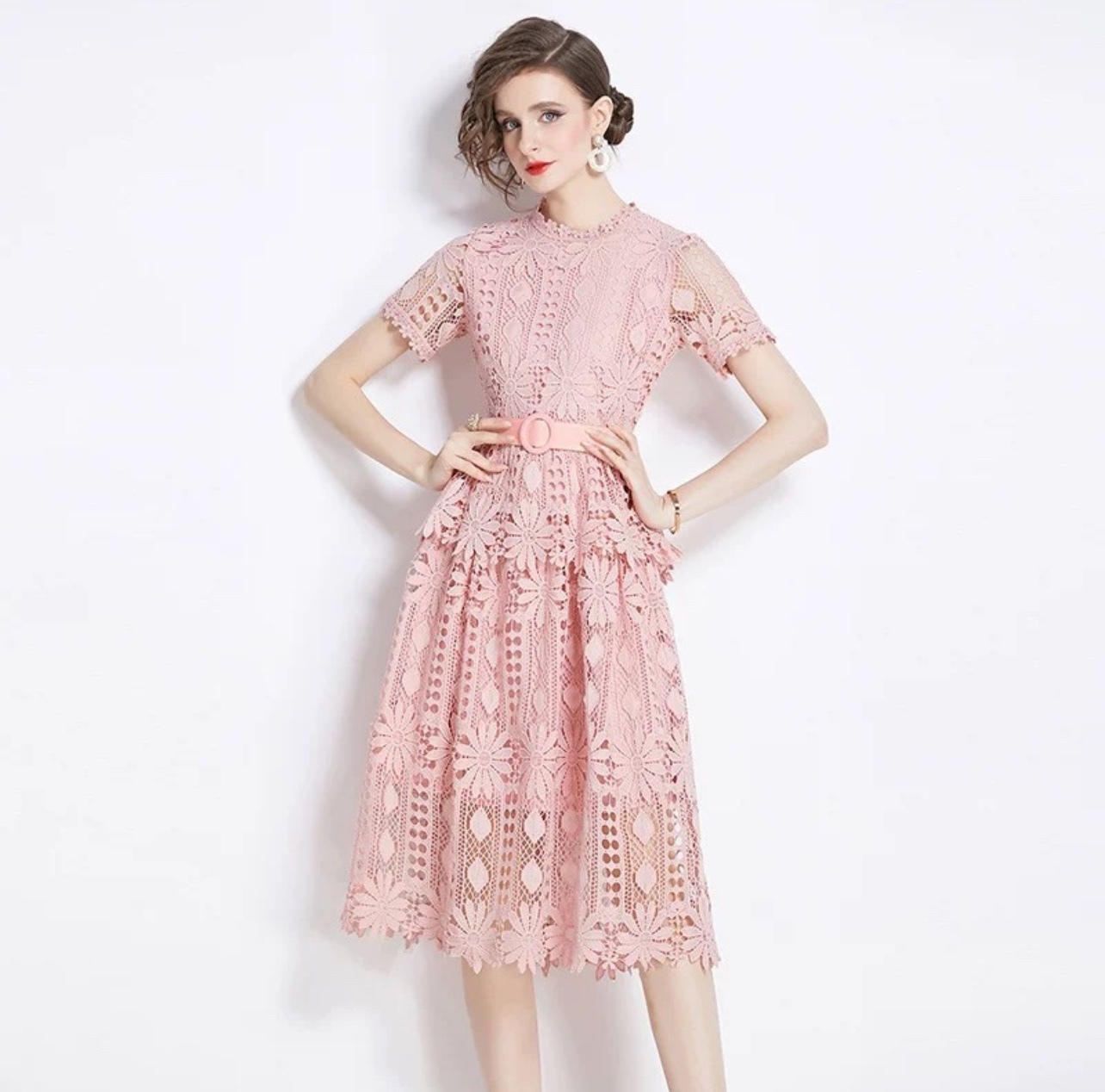 7733. PINK DRESS (exclusive)