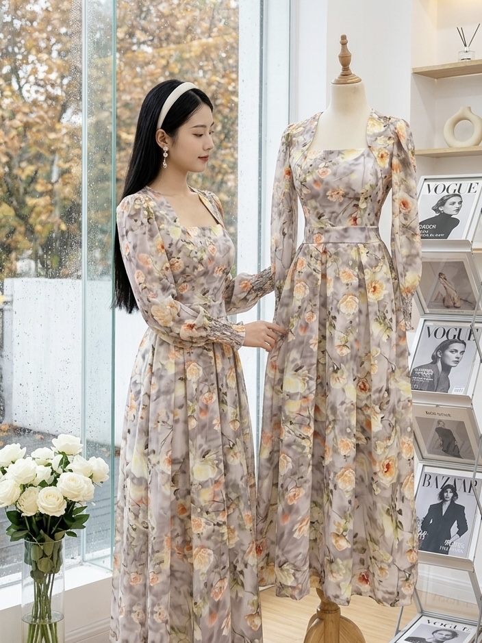 V696. MAXI DRESS