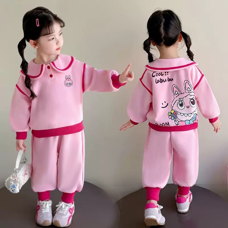 K315. KID GIRL PINK SET