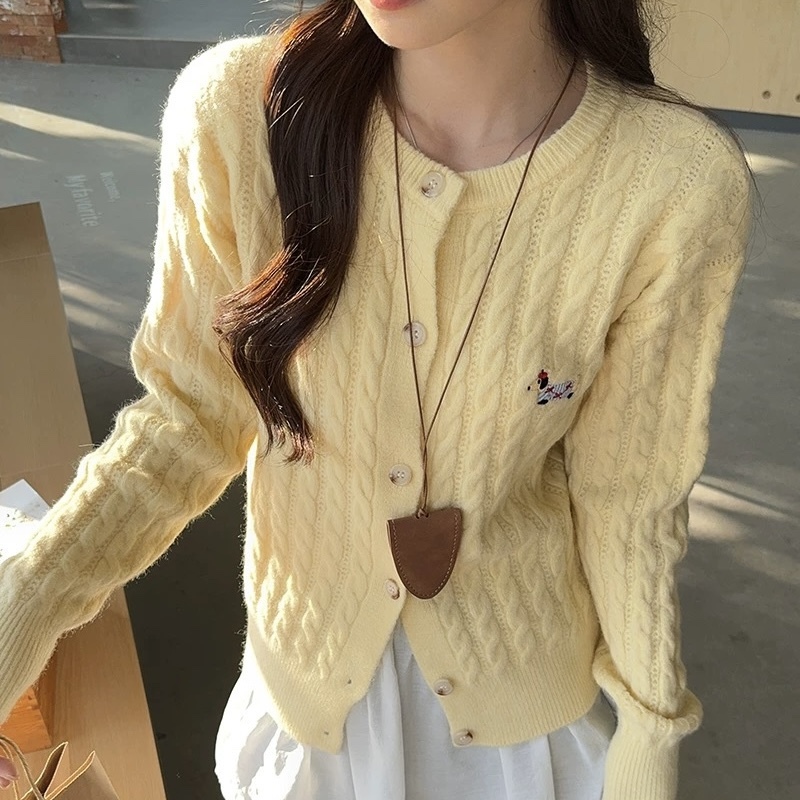 T274. SWEATER YELLOW DOG