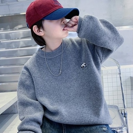 K30. GRAY PANDA BABY TOP