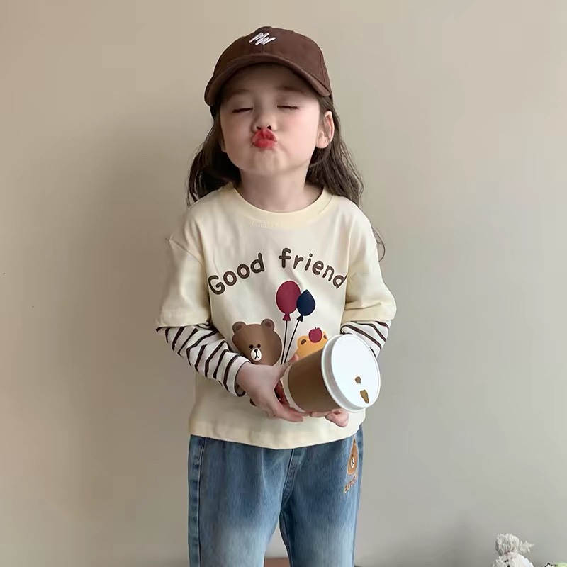 K371. KID GIRL WHITE TOP