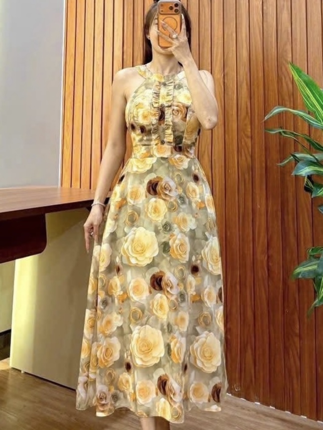 V906. MAXI DRESS YEM•