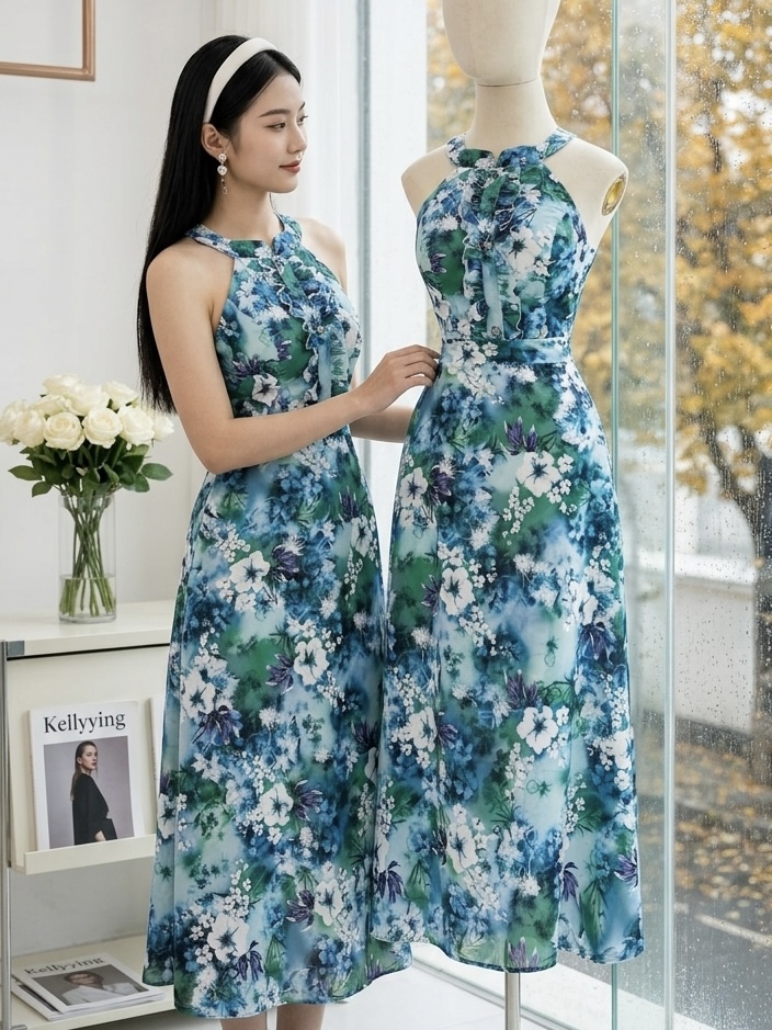 V582. MAXI DRESS