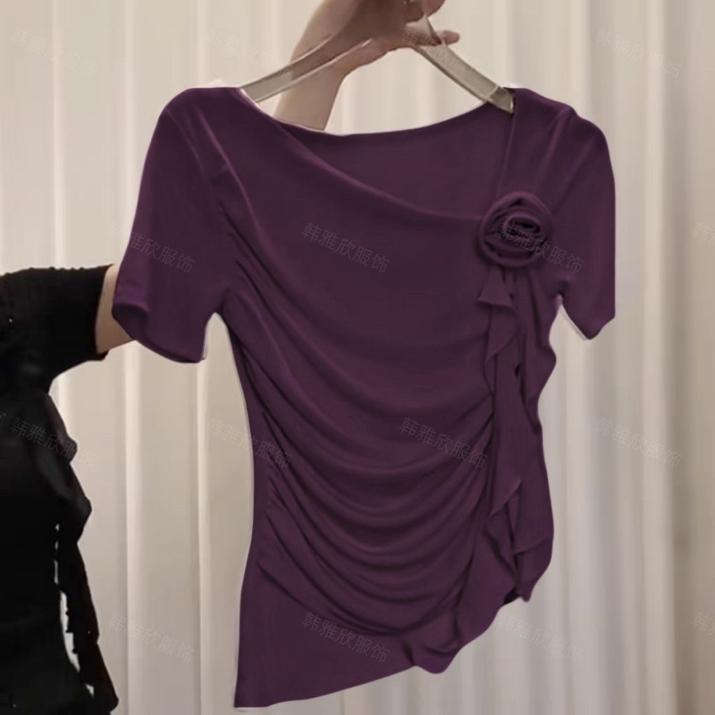 C990. MONGTOGHI TOP PURPLE