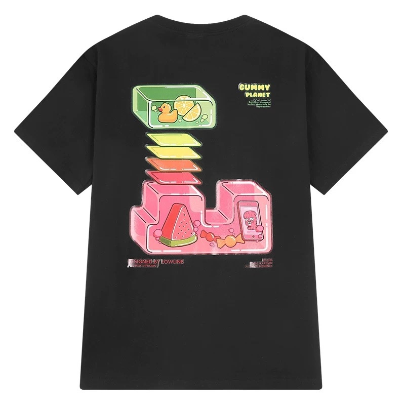 1668. DUCK BLACK TEE