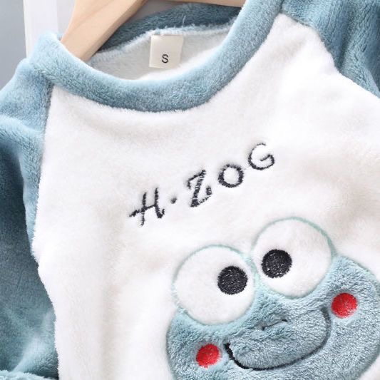 P46. KID SLEEPSWEAR FROG BLUE