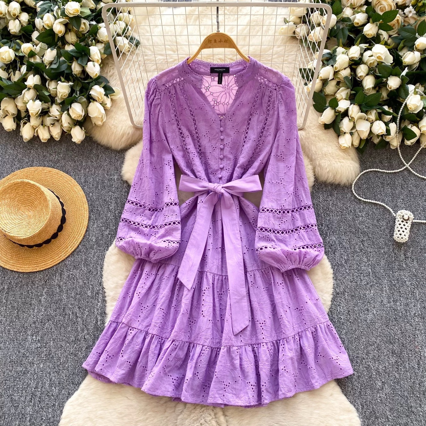 8257. DRESS EXCLUSIVE PURPLE