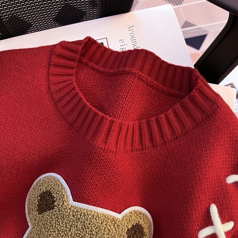 R14. RED BEAR SWEATER