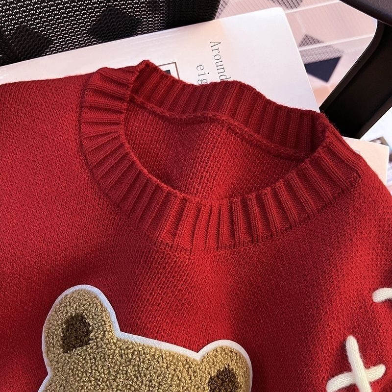 R14. RED BEAR SWEATER
