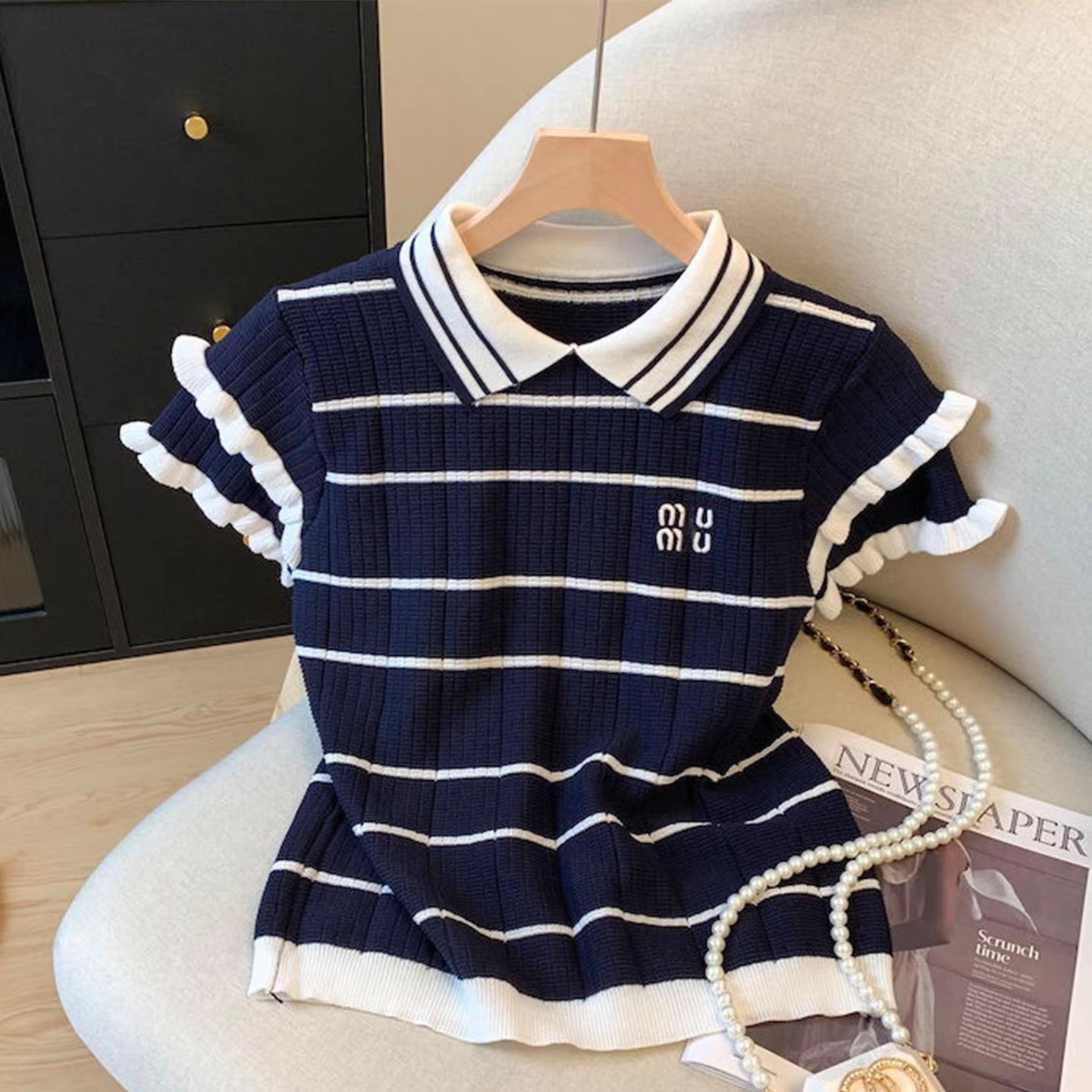 C983. MONGTOGHI TOP BLUE