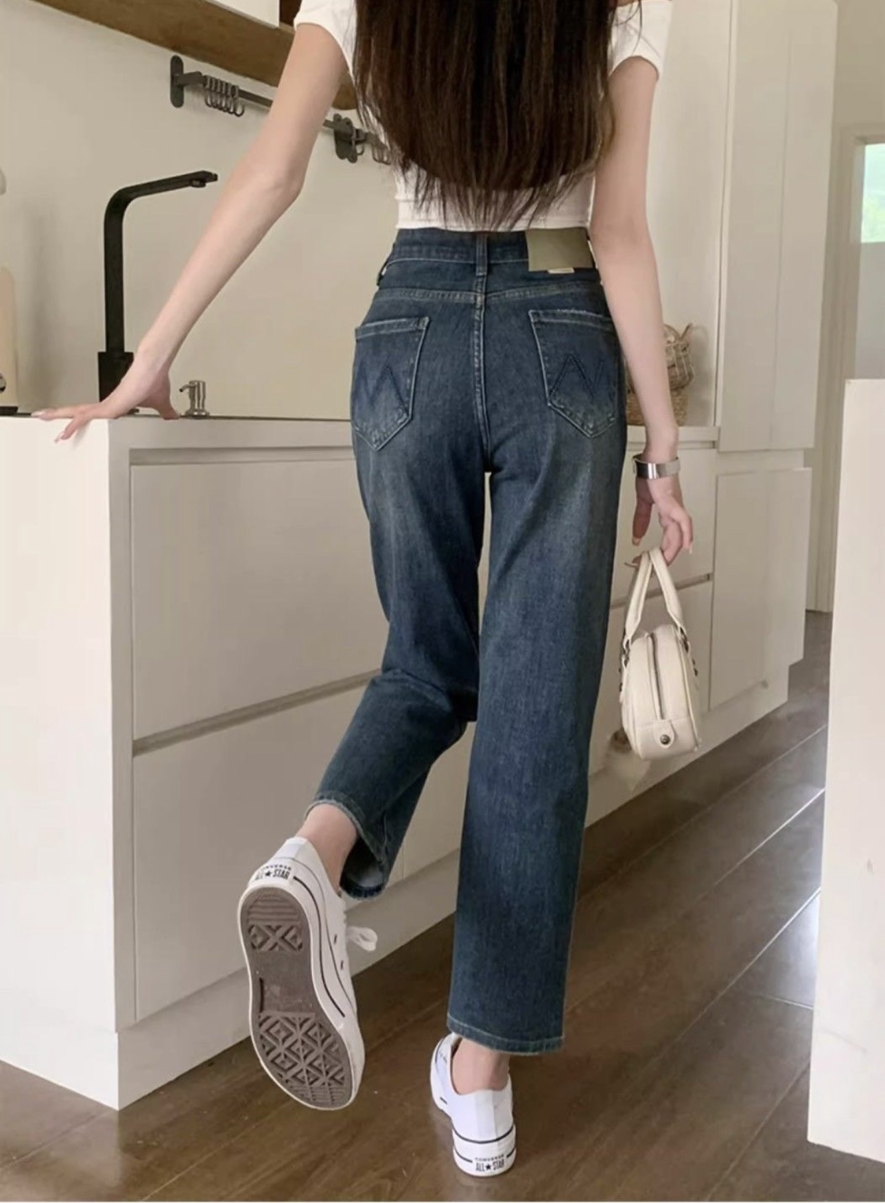 5322. LONG BOTTOM DARK BLUE