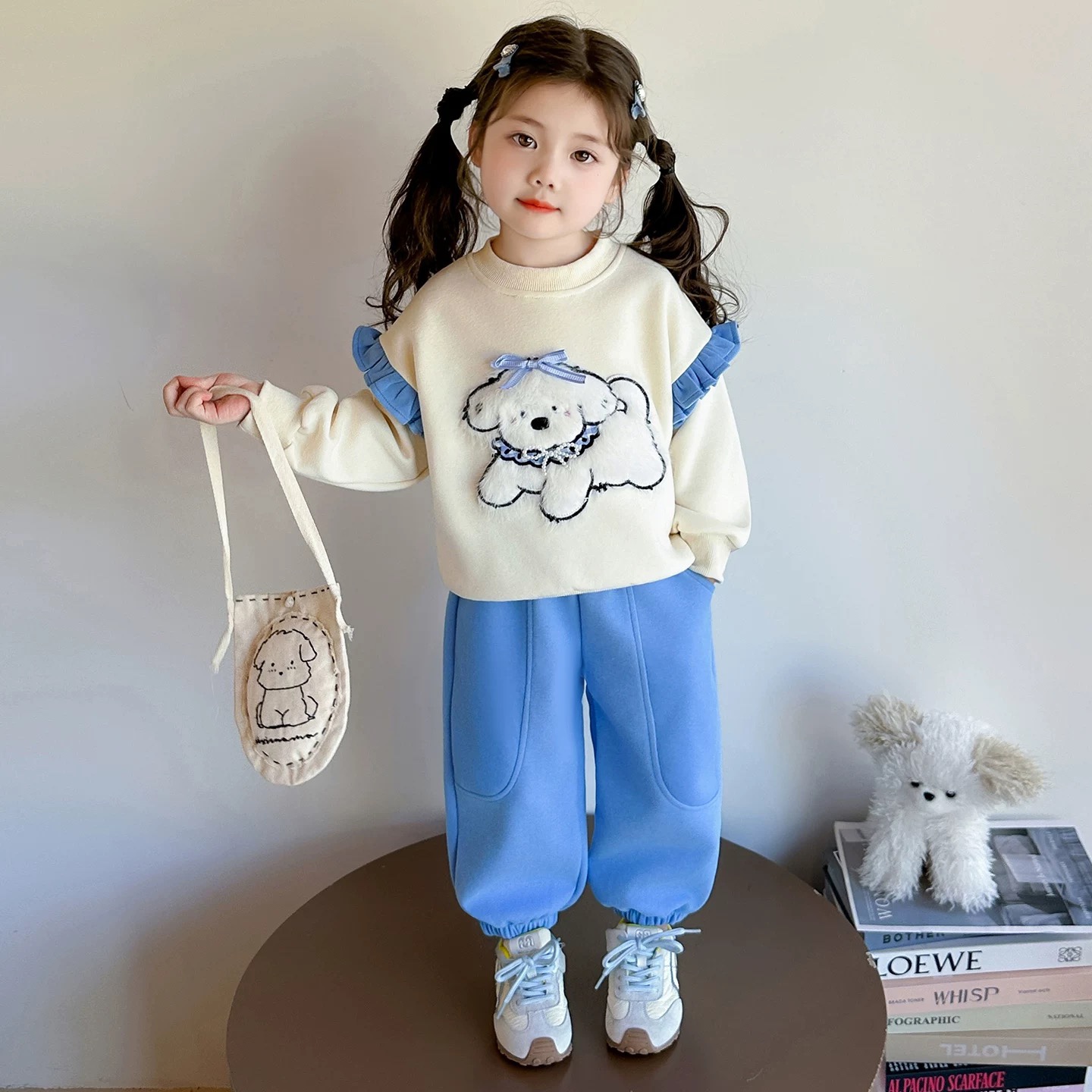 K52. BLUE DOG BABY SET