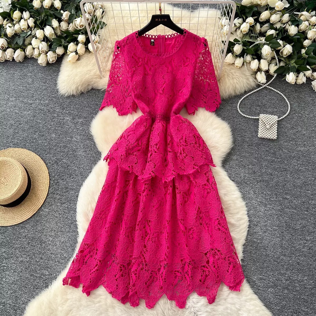 8362. DRESS EXCLUSIVE PINK