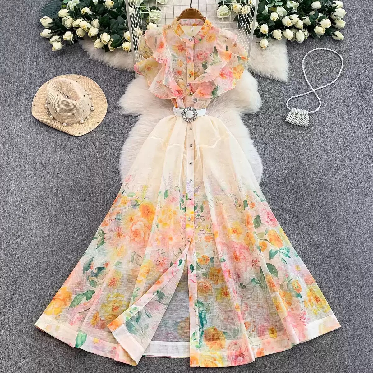 8308.  DRESS EXCLUSIVE YELLOW
