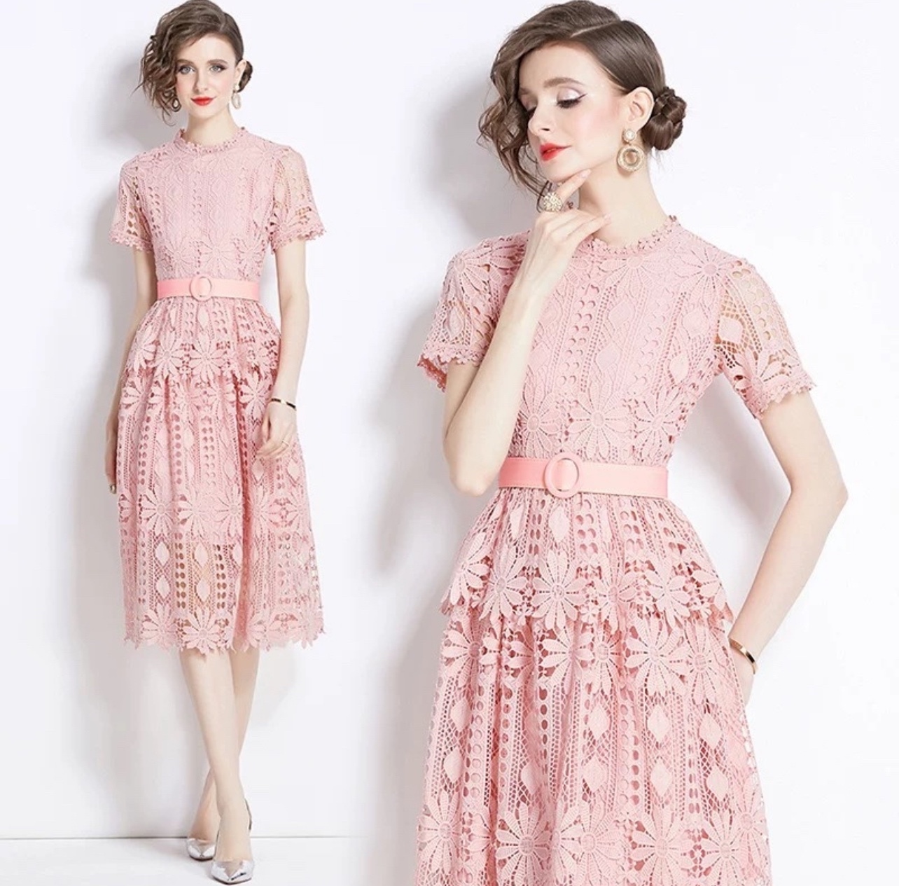 7733. PINK DRESS (exclusive)