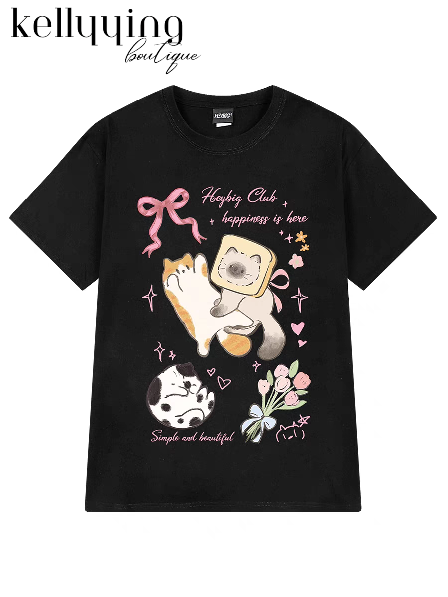 1498. BLACK TEE-kelly ying boutique