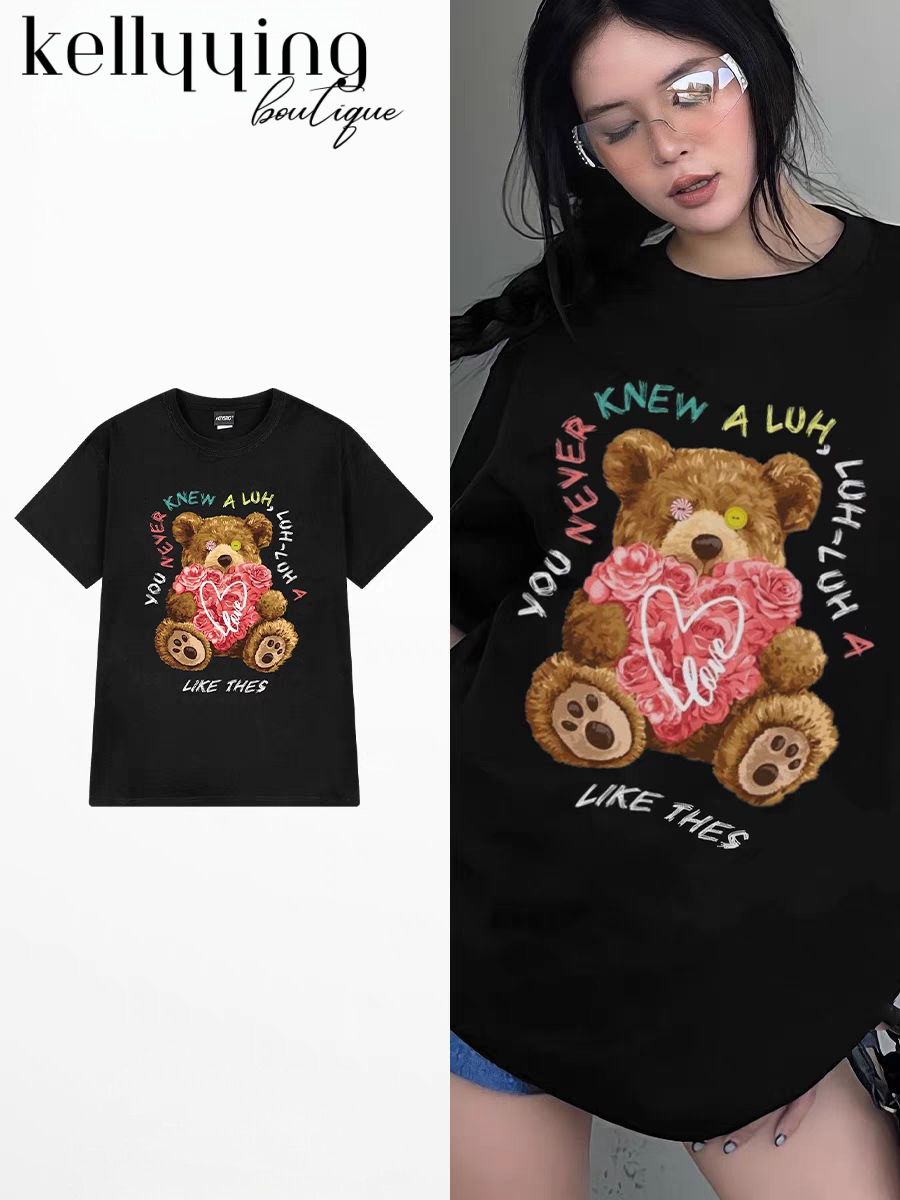 【関税込み】Still Kelly ブラック SK International Tシャツ Shirt With SK Embroidery – Still Kelly