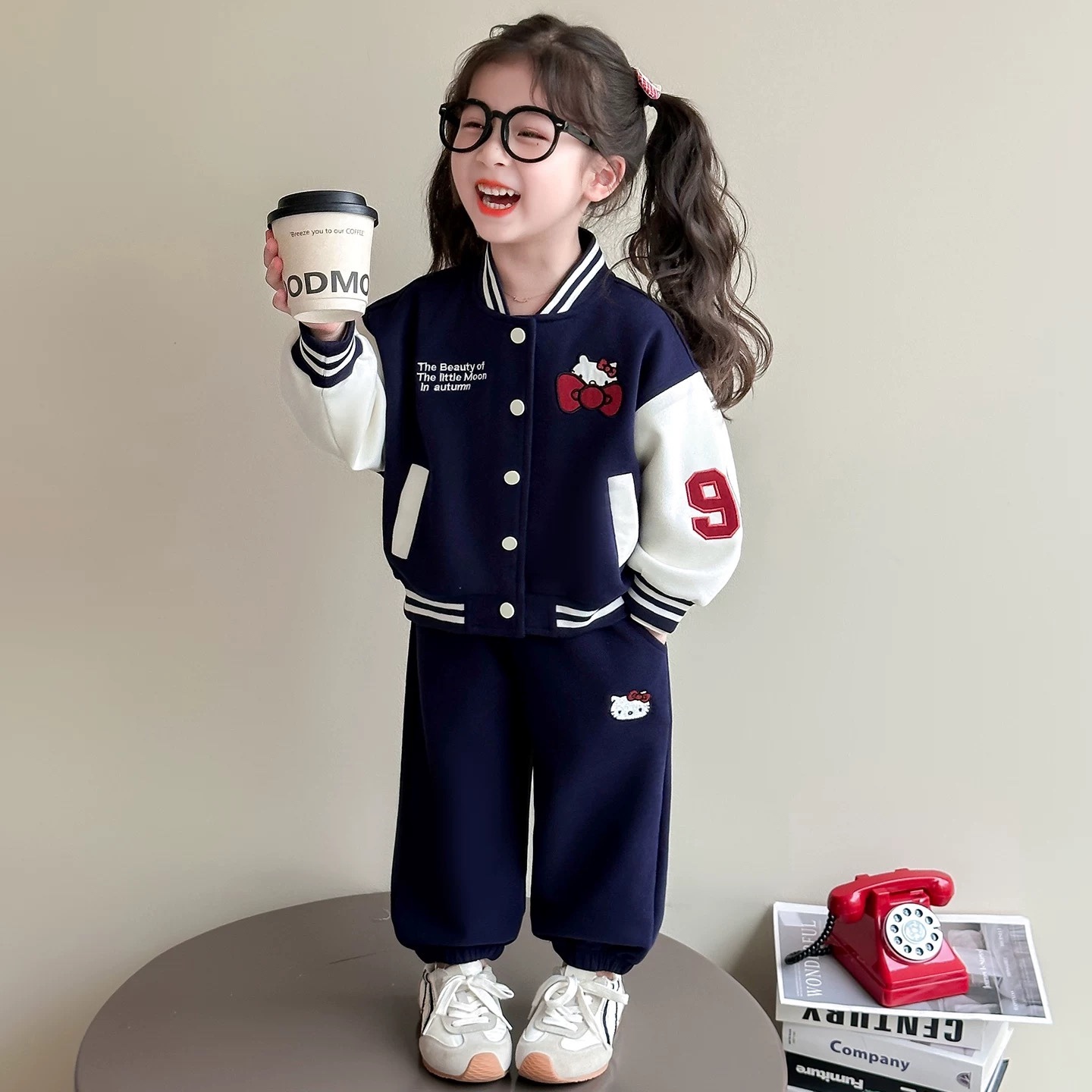 K45. BLUE HELLO KITTY BABY SET